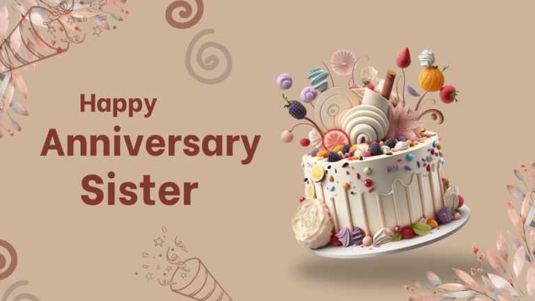 Happy Anniversary Wishes for Sister